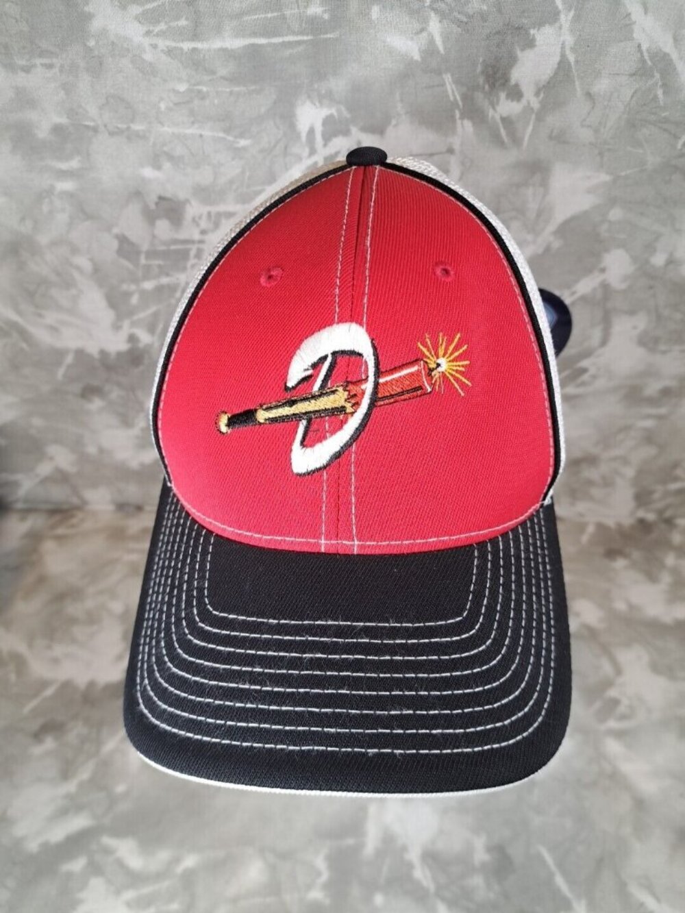 D‎ Dynamite Baseball Bat Ball Cap Hat Med-Lrg Pacific Headwear